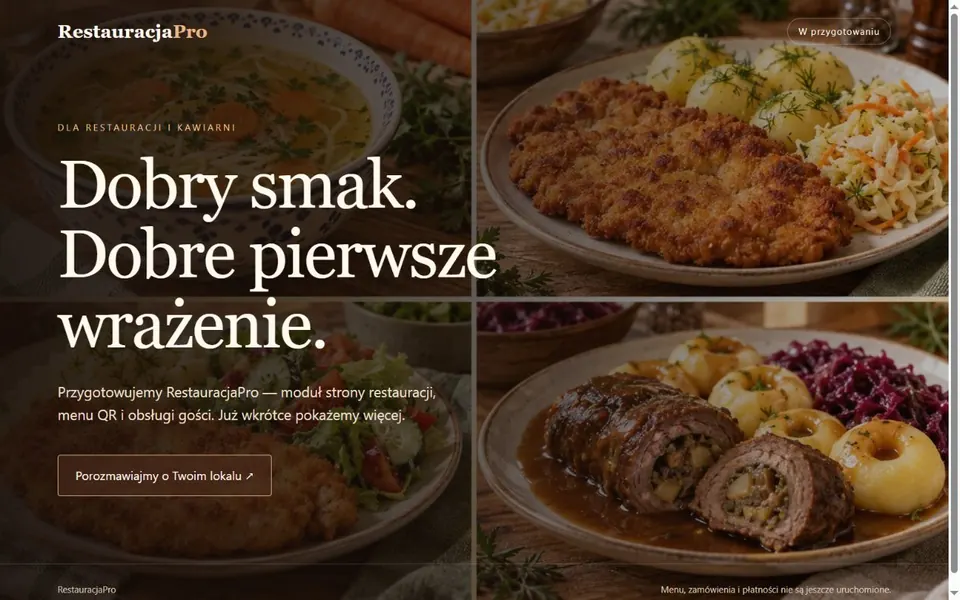 Schermata reale di RestauracjaPro